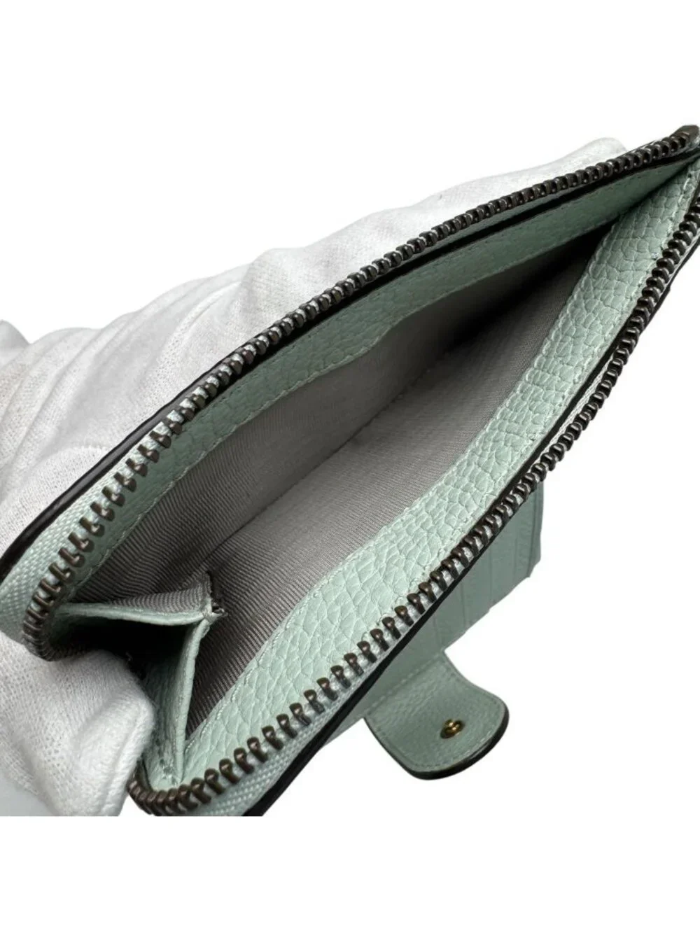 Gucci Double Compact Wallet with Bamboo